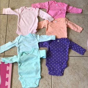 Carter’s Long Sleeve Onesies